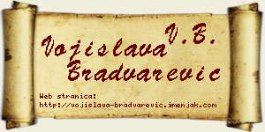 Vojislava Bradvarević vizit kartica